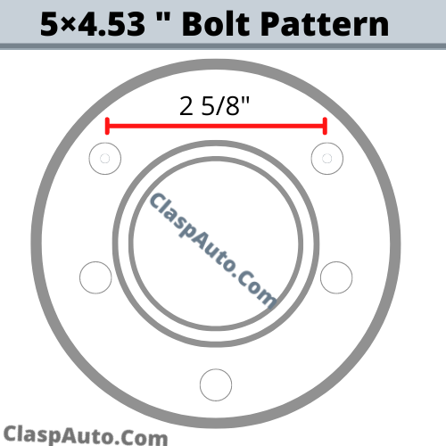 5×4.53 inches bolt pattern