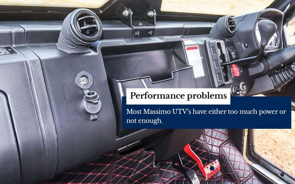 6 Typical Massimo UTV Problems (Specs & Solutions)